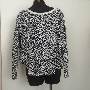 Rare Chaser LRG Animal Long Sleeve Knit Top EUC